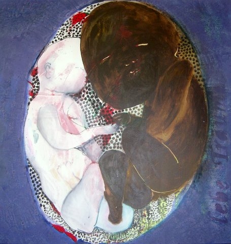 100 x 100 cm Acryl auf Leinwand 2009