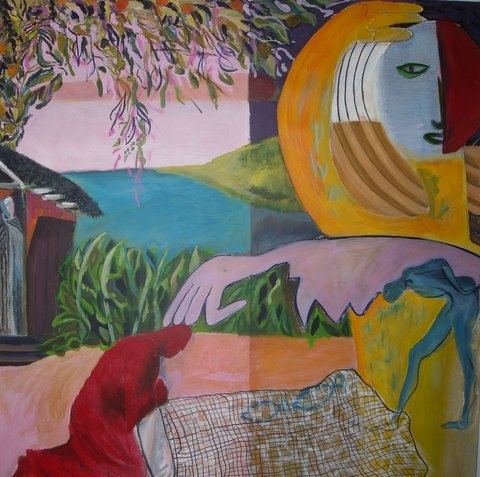100 x 100 cm Acryl auf Leinwand 2010