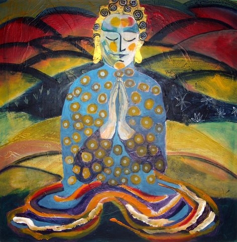 100 x 100 cm Acryl auf Leinwand 2009